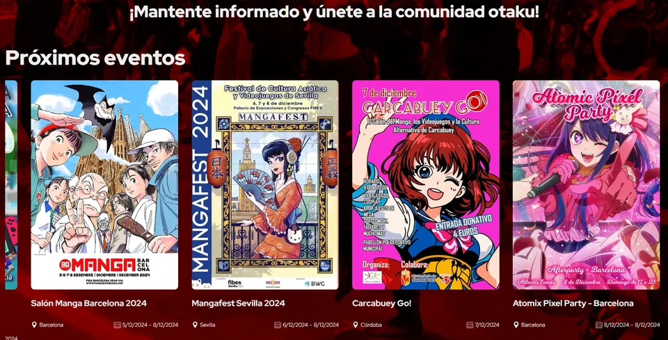 Eventos Manga